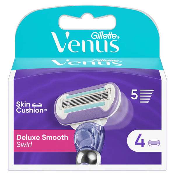 Gillette Venus Deluxe Smooth Swirl borotvabetét - 4 db