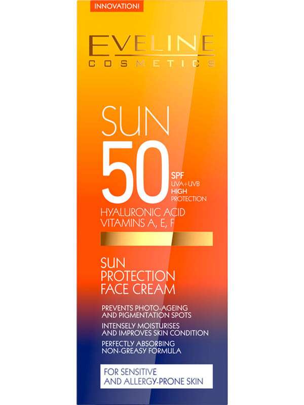 Eveline Cosmetics napvédő arckrém SPF50 - 50 ml