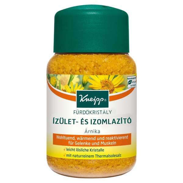Kneipp Árnika ízület- és izomlazító fürdőkristály - 500 g