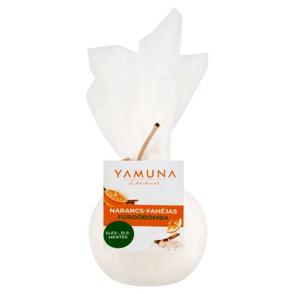 Yamuna narancs-fahéjas fürdőbomba - 95 g