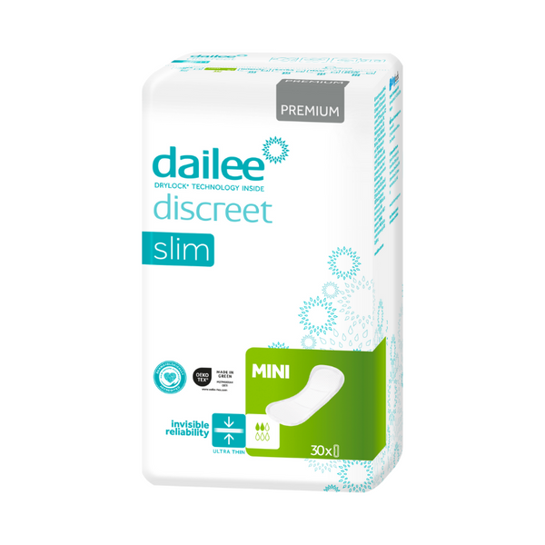 Dailee Discreet Premium Slim Mini inkontinencia betét – 30 db