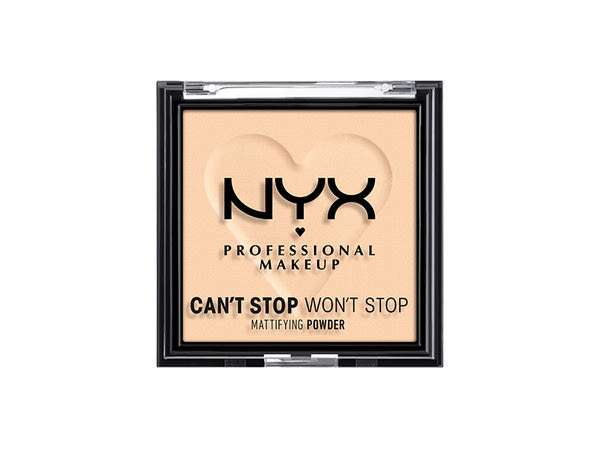 NYX Professional Makeup Can't Stop Won't Stop mattító púder, Light - 1 db