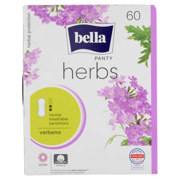 Bella Herbs tisztasági betét vasfű kivonattal - 60 db