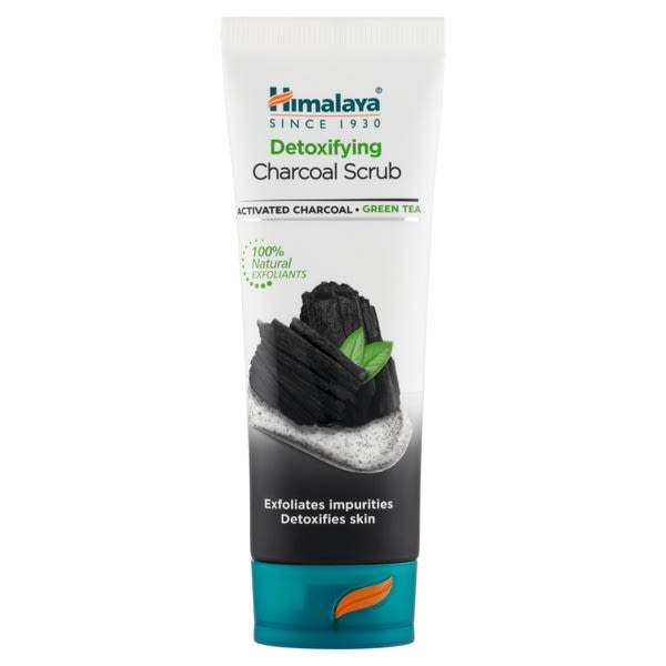 Himalaya méregtelenitő arcradír aktiv faszénnel - 75 ml