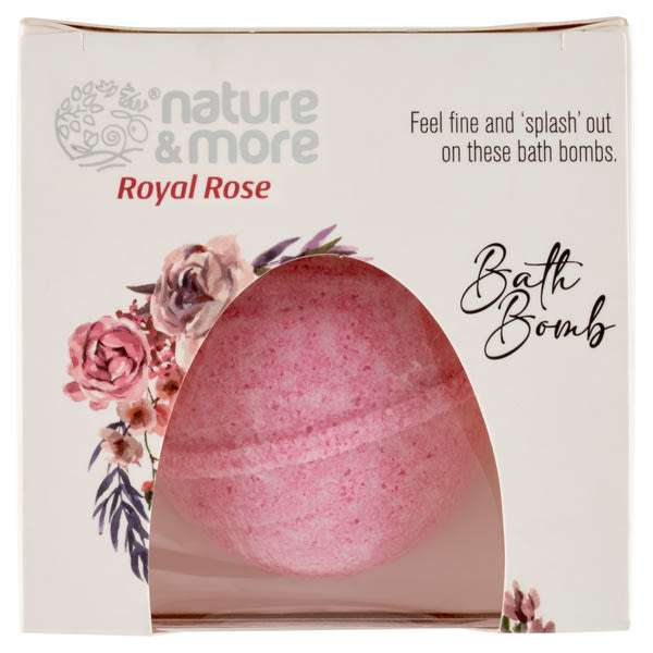 Nature&More Garden Rose fürdőbomba - 85 g