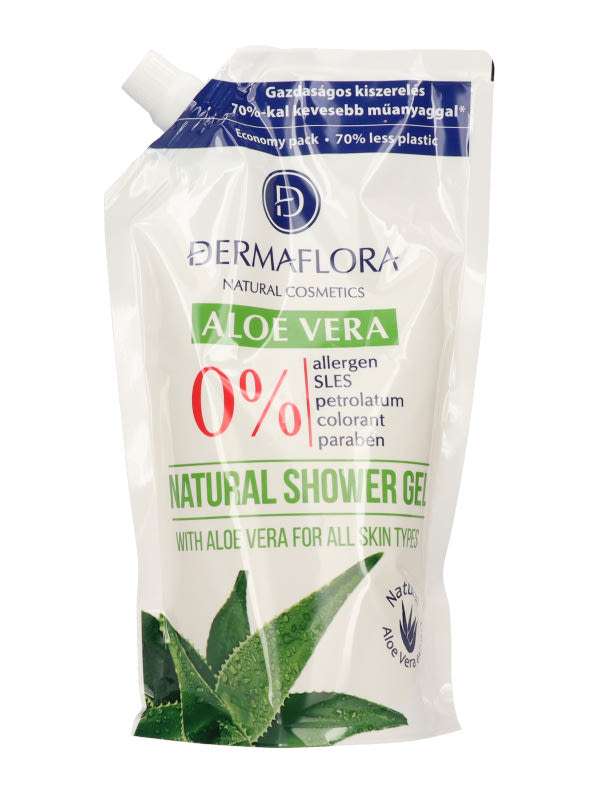 Dermafora tusfürdő utántöltő 0% aloe vera - 500 ml