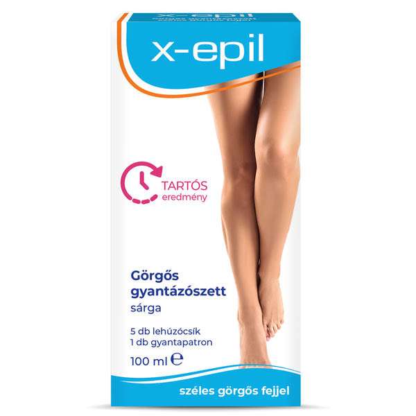 X-Epil Görgős gyantázószett sárga normál bőrre - 1 db