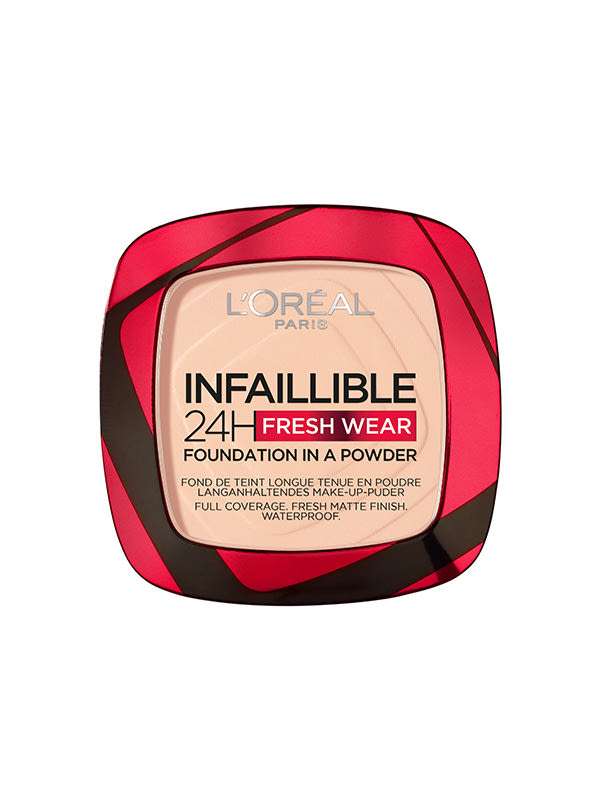 L'Oréal Paris Infaillible 24H Fresh Wear mattító púderalapozó /180 - 1 db
