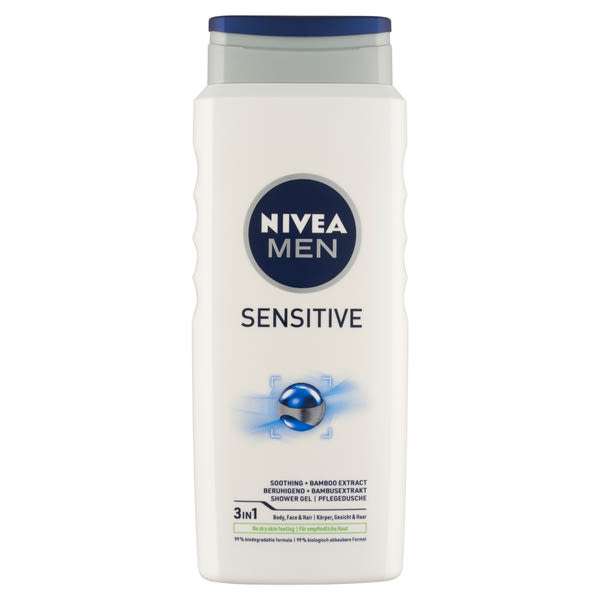 NIVEA MEN Sensitive Tusfürdő - 500 ml