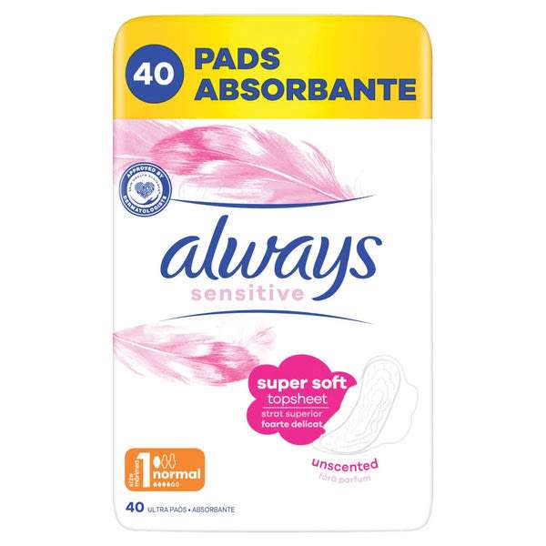 Always Ultra Sensitive Normal Quattro Pack egészségügyi betét -  40 db