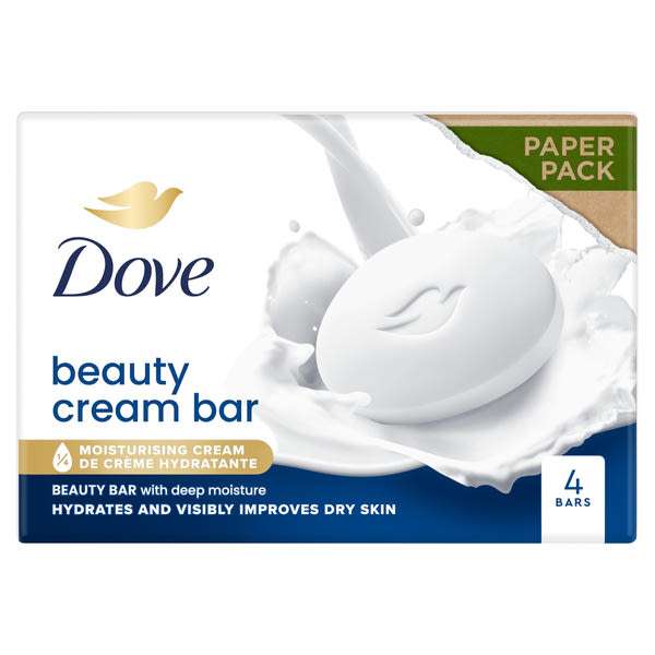 Dove Beauty Cream szépségápoló krémszappan 4 x 90 g - 360 g