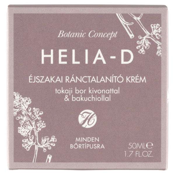 Helia-D Botanic Concept éjszakai ránctalanító krém - 50 ml