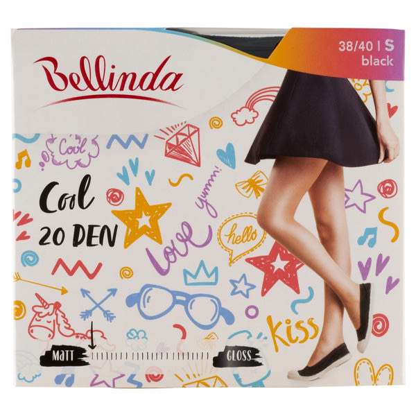 Bellinda Cool 20 Den Fekete S Harisnya - 1 db