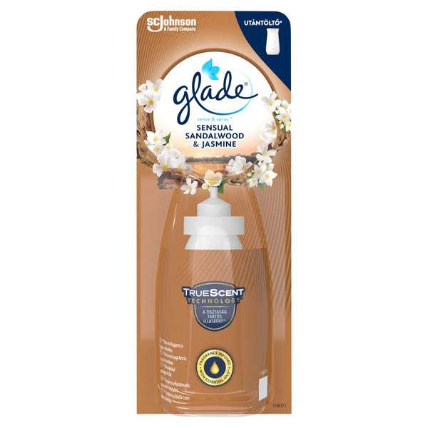 Glade Sense & Spray Bali Szantálfa És Jázmin Automata Légfrissítő Utántöltő - 18 ml