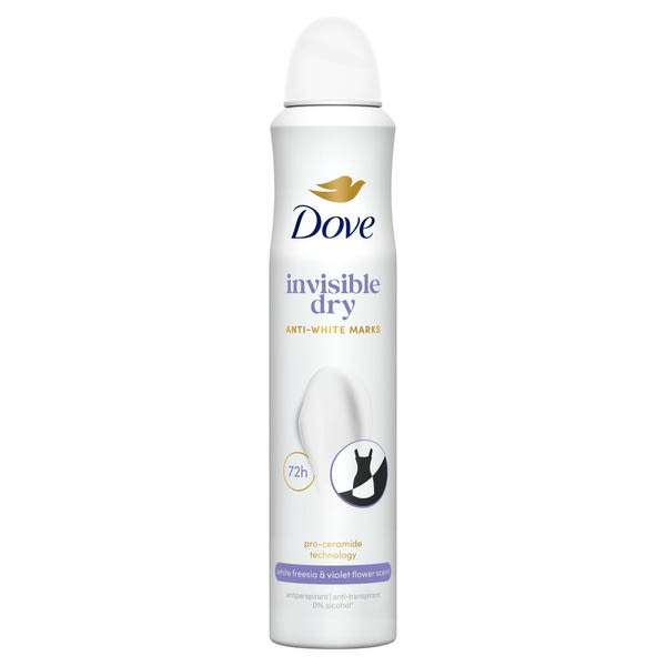 Dove Invisible Dry deo spray - 200 ml