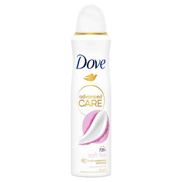Dove Advanced Care Soft-Feel dezodor spray - 150 ml