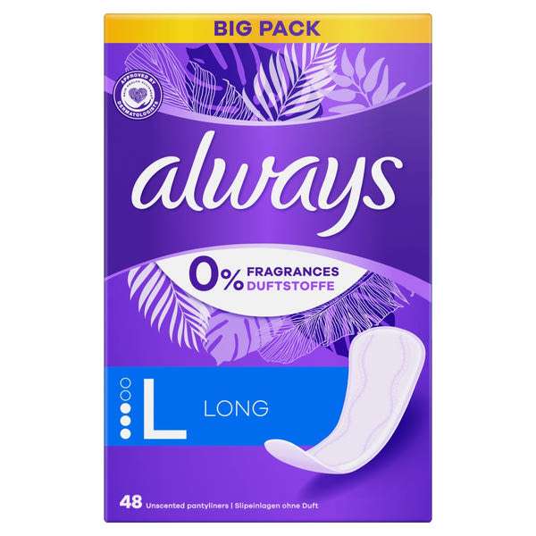Always Daily Protect Long Zero tisztasági betét - 48 db