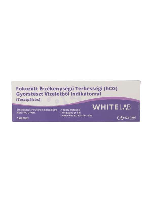Whitelab terhességi (HCG) gyorsteszt vizeletből - 1 db