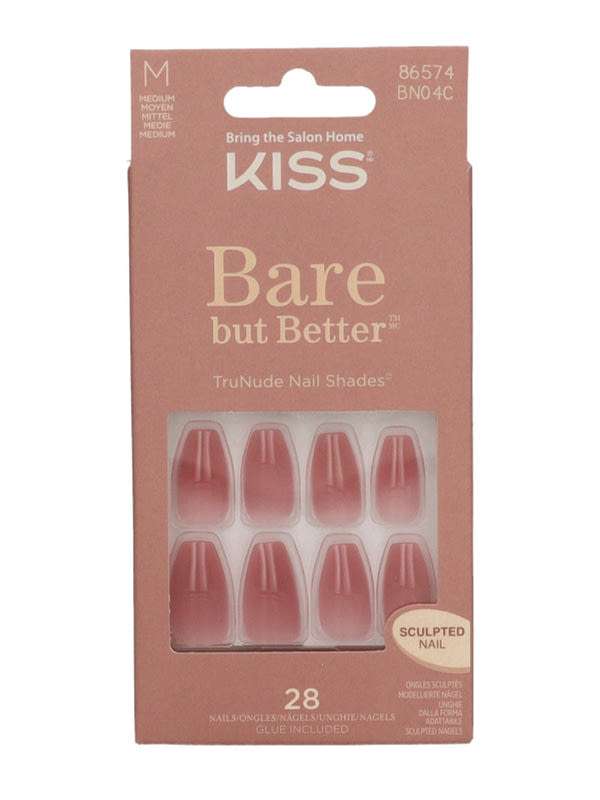 Kiss Bare-But-Better műköröm /nude - 1 db
