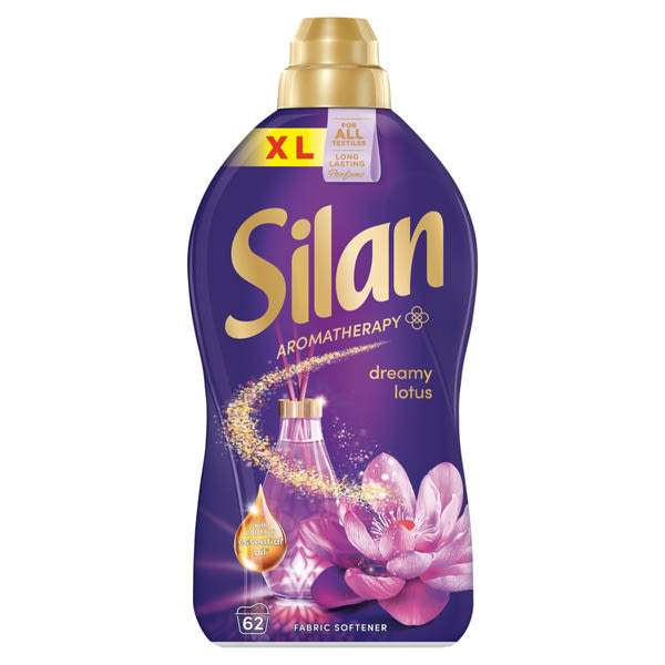 Silan Aromatherapy Dreamy Lotus öblítő 62 mosás - 1364 ml
