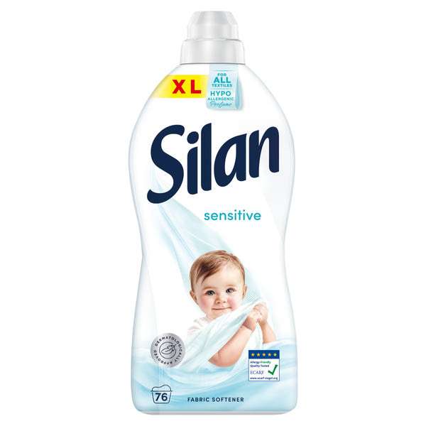 Silan Sensitive & Baby öblítő 76 mosás - 1672 ml