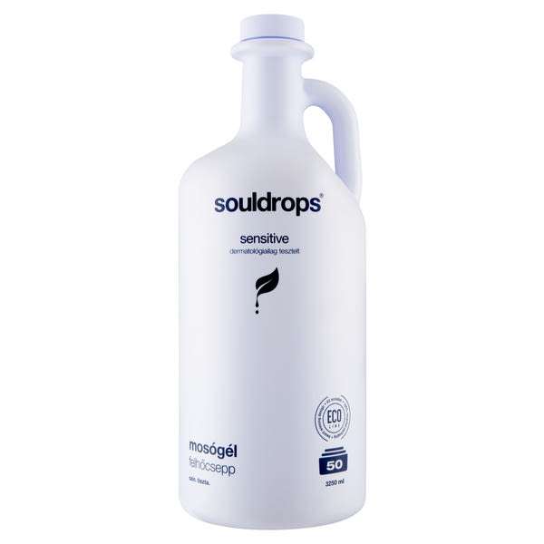 Souldrops Felhőcsepp szenzitív mosógél 50 mosás - 3200 ml