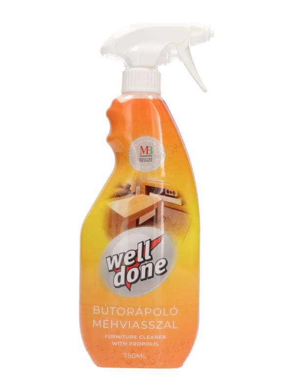 Well Done bútorápoló spray méhviasszal - 750 ml