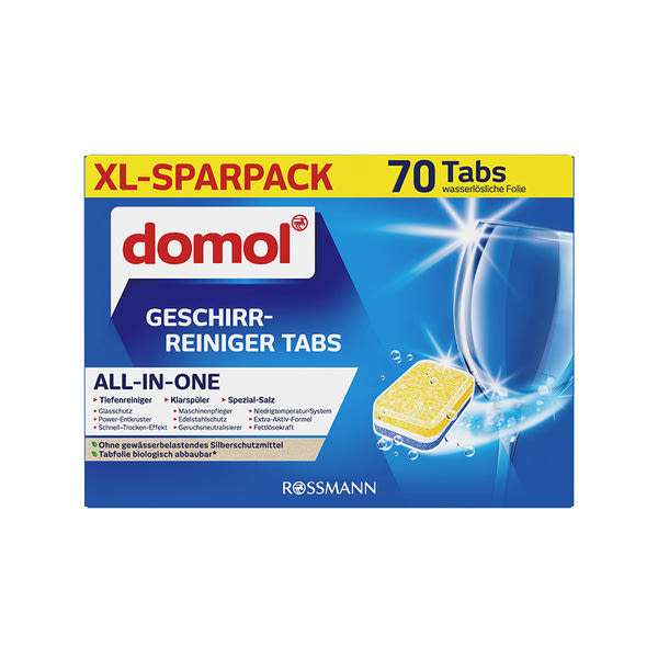 Domol All-in-one XL mosogatógép tabletta - 70 db