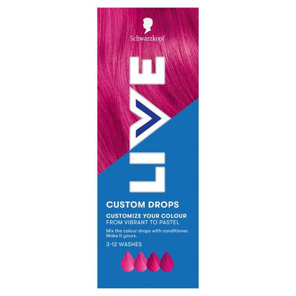 Schwarzkopf Live Drops hajszínező virágos rózsaszín - 30 ml