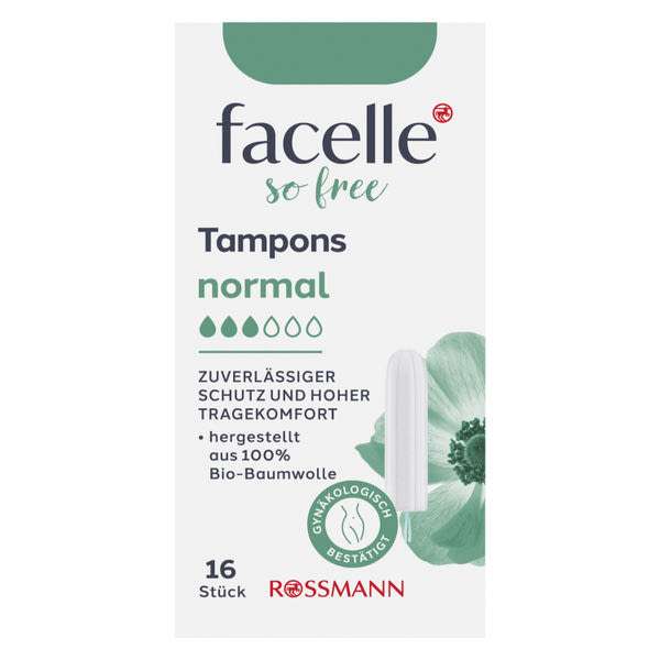 Facelle Natural tampon - 16 db