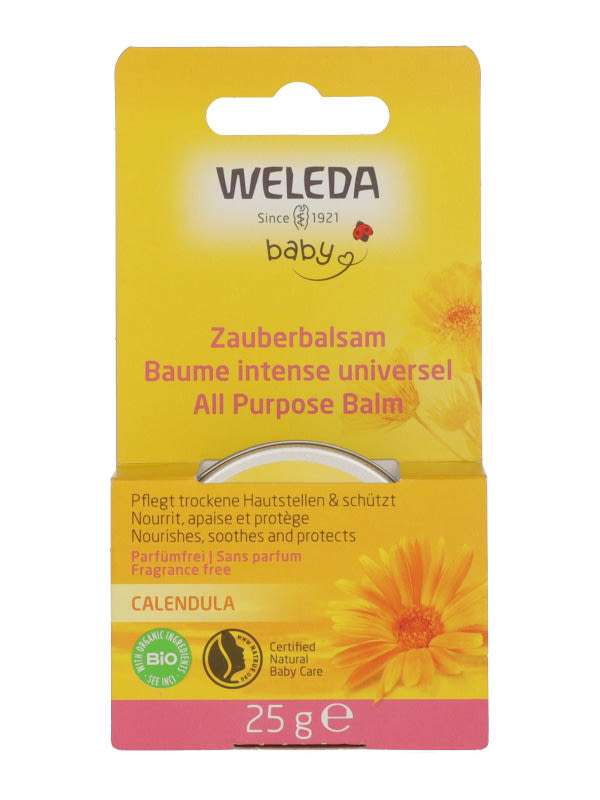 Weleda Bio körömvirágos natúr védőbalzsam babáknak - 25 g