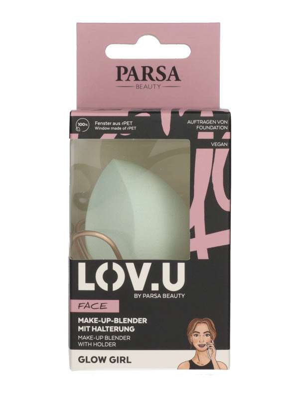 Parsa Beauty Lov.U sminkszivacs tojás tartóval - 1 db