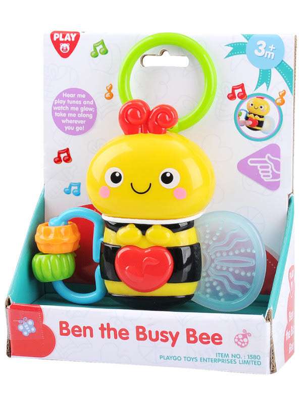 Playgo szorgos méhecske bébijáték - 1 db