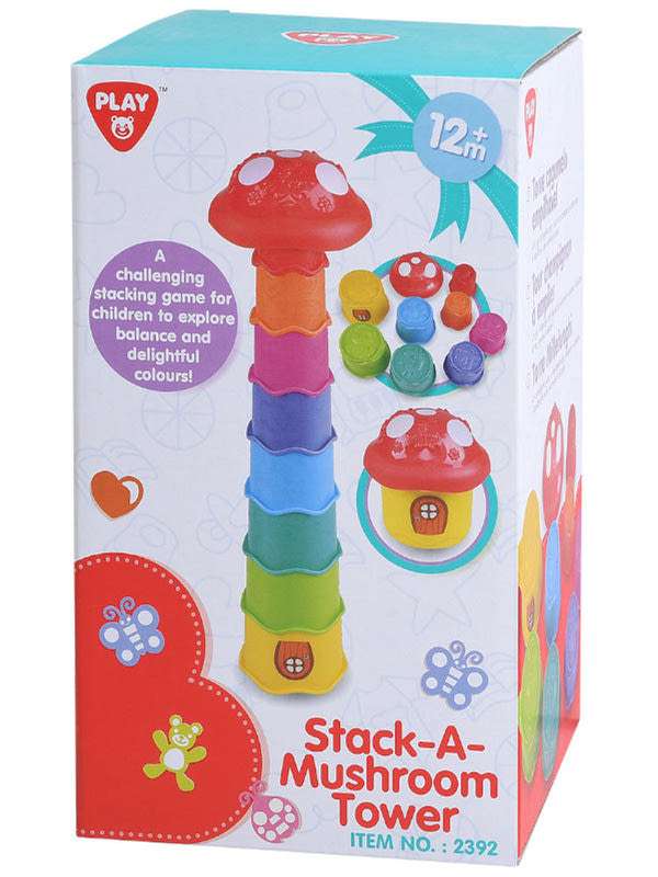 Playgo gombaház torony építőjáték - 1 db