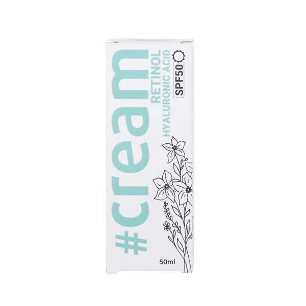 Keve Retinol + Hialuronsav fényvédő arckrém SPF50 - 50 ml