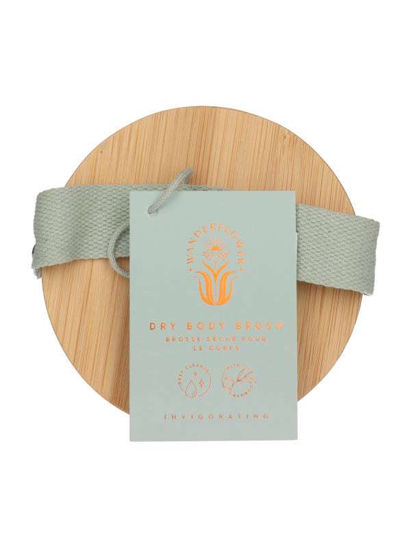 Wanderflower testkefe bambuszfából és kaktusz sörtéből - 1 db