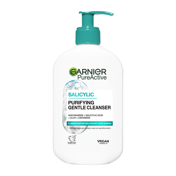 Garnier Pure Active hidratáló arctisztító bőrhibák ellen - 250 ml