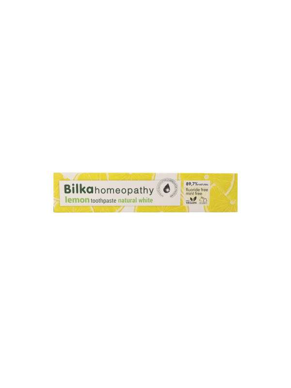 Bilka Natur Homeopátiás fehérítő fogkrém, citrom - 75 ml