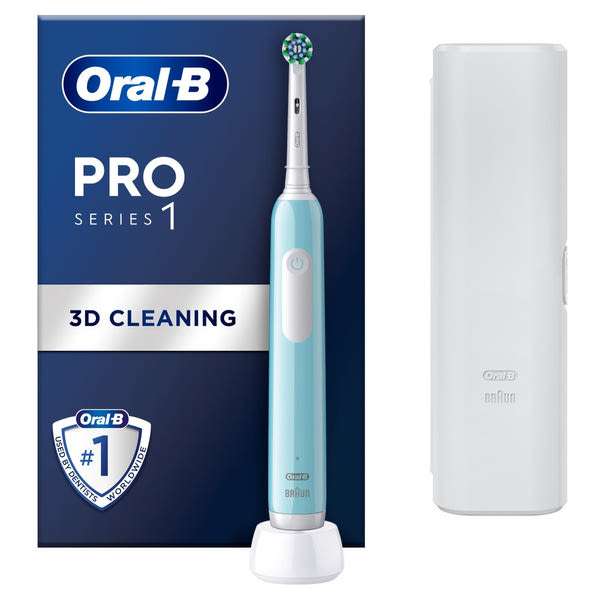 Oral-B Pro Series 1 Karibi kék elektromos fogkefe + utazótok - 1 db