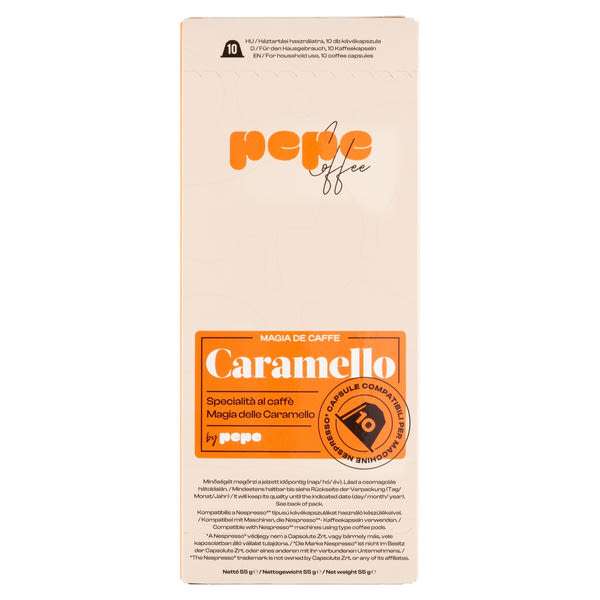 Pepe Coffee Caramello Nespresso kávékapszula karamell ízű - 50 g