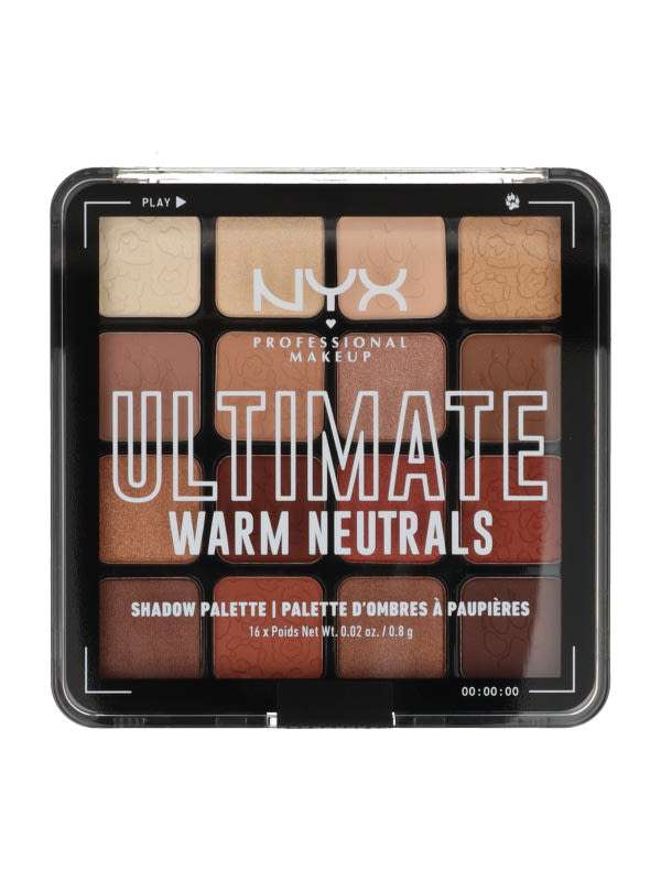 NYX Professional Makeup Ultimate sminkpaletta /warm neutrals - 1 db