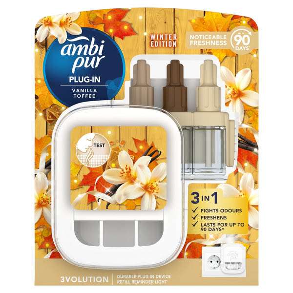 Ambi Pur 3Volution Vanilla Cookie elektromos légfrissítő készülék - 20 ml
