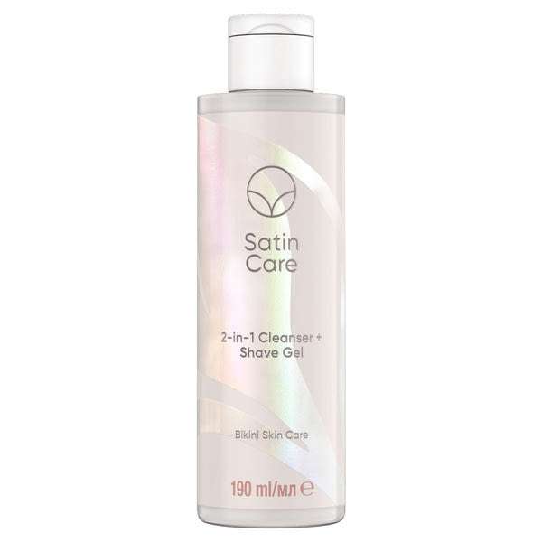 Gillette Venus Satin Care 2 az 1-ben bőrtisztító + borotvazselé - 190 ml