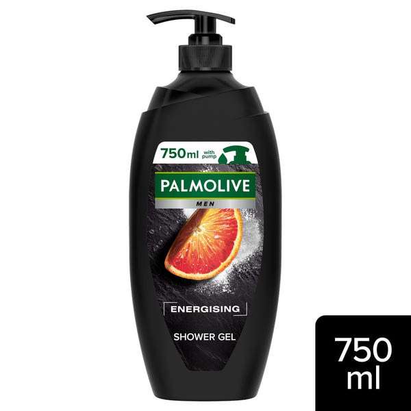Palmolive Men Energising 3in1 férfi pumpás tusfürdő - 750 ml