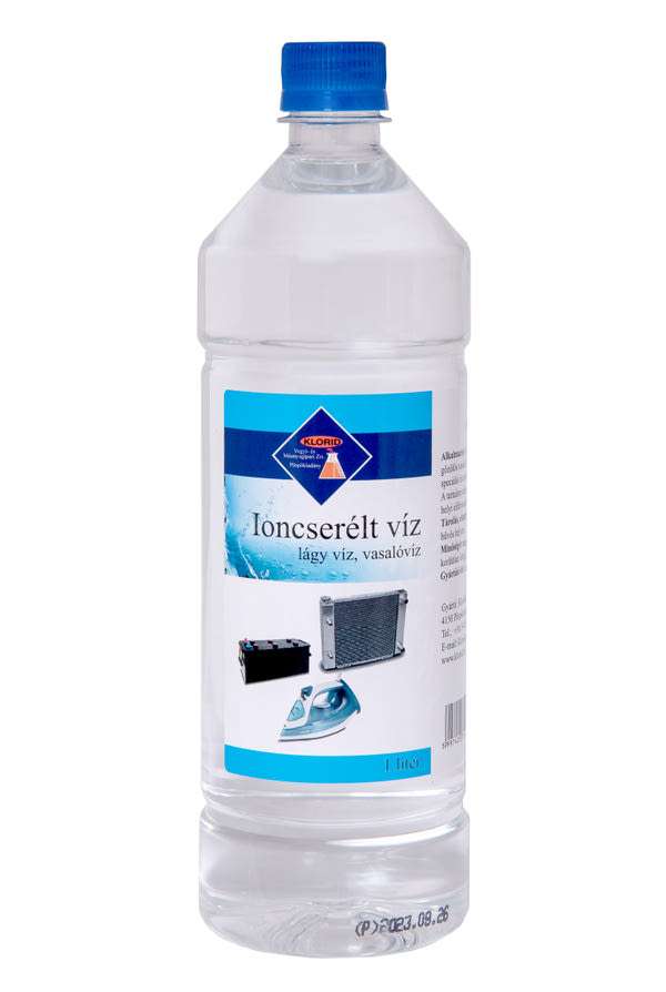 Klorid ioncserélt víz - 1000 ml