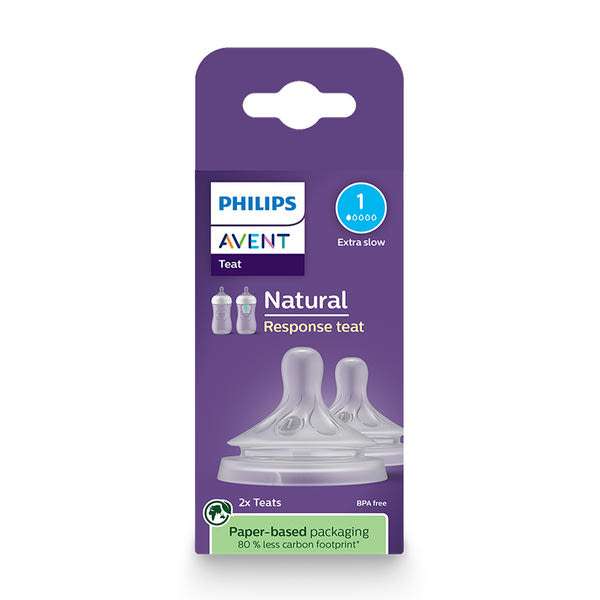 Philips Avent Natural Response etetőcumifej 1. átfolyási sebességű - 2 db