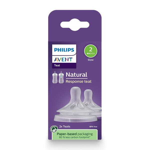 Avent Natural Response pótcumi 2. átfolyási sebességű - 2 db