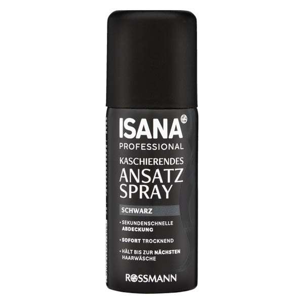 Isana Professional hajtőszínező spray /fekete - 100 ml