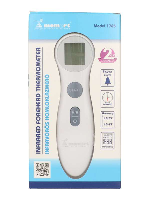 Momert 2 funkciós infra hőmérő - 1 db