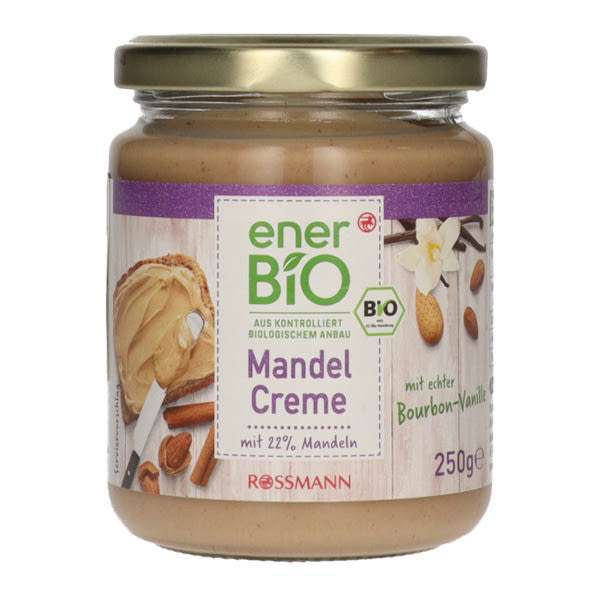 Ener-Bio mandulakrém bourbon vaníliával - 150 g